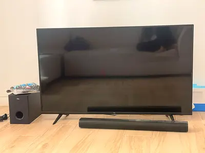 TV - TCL 55inch with sound system