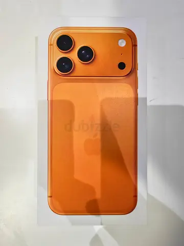 Apple iPhone17 Pro Max (Boxed) - Orange, Triple Camera (Unopened)