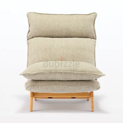 Muji from Japan High Back Reclining Sofa 1S Polyester Plain Weave