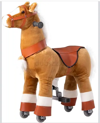 Action Pony, Large Mechanical Horse Toy, Ride on Bounce up and Down and Move, Height 44 inch-New