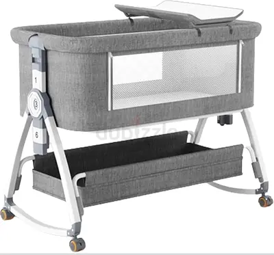 ( 2 units ) 4 in 1 Bedside Portable Baby Bassinet with Wheels, Crib with Changing Station