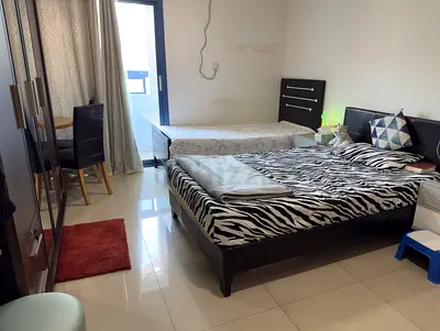 Executive Ladies Bed Space in Master Bedroom | Attached Bath  Balcony | Satwa