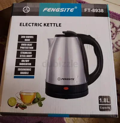 Fengsite FT-8938 1.8L Stainless Steel Electric Kettle - New in Box