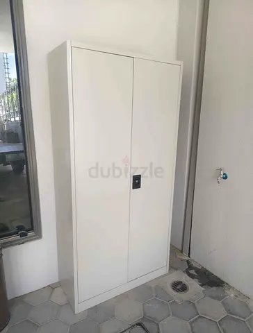 Metal Storage Cabinet - 2-Door Office/Workshop Cupboard