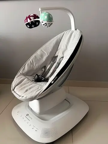 4moms mamaRoo Baby Swing - Light Grey, Good Condition