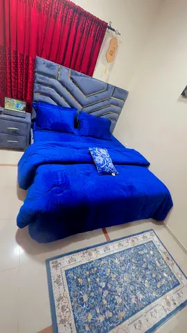 King Size Bed for Sale with New Spring Mattress