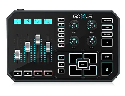 GoXLR-style USB Audio Mixer / Voice Over Interface - 4 Channel Mixer with Effects