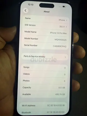 iPhone 14 pro max 512gb purple