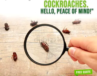 Cockroaches can trigger allergies, asthma, and spread diseases take control of your home today