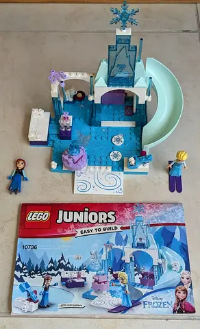 LEGO Juniors Disney Frozen Elsa’s Ice Palace (10736) - Complete Set with Minifigures and BOX