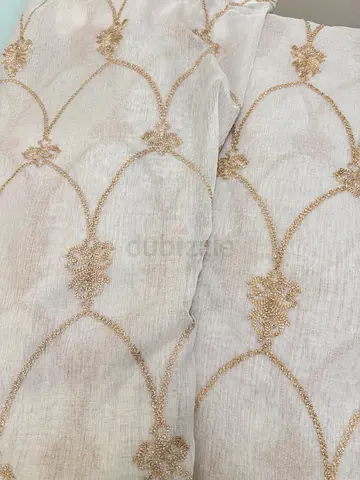 Embroidered curtains
