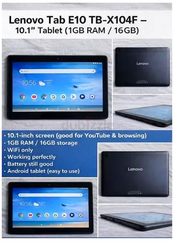 Lenovo Tab E10 TB-X104F - 10.1 Tablet (1GB RAM / 16GB)
