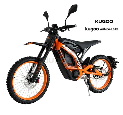 New 2026 Kugoo Wish 04 Electric Bike 60V 36Ah 3700W