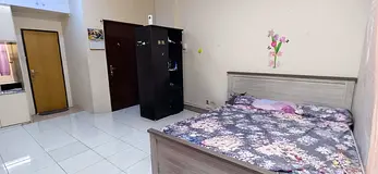 Big room with attached bathroom balcony very near to adcb metro station