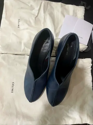 Celine leather shoes size 37.5