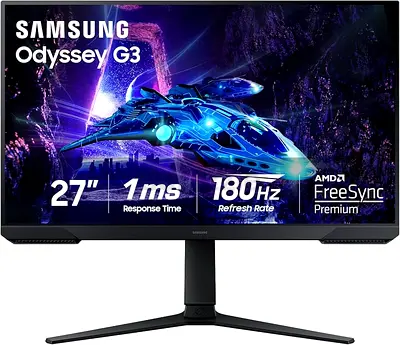Samsung oddysey g3 180hz gaming monitor