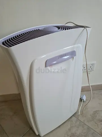 Portable Dehumidifier - Compact White Unit (Good Condition)