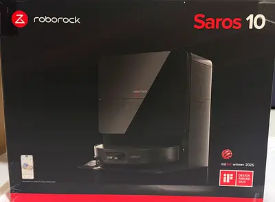 Roborock Saros 10 Robot Vacuum with Auto Empty Dock - Brand New Box