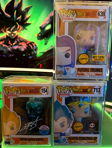 DRAGON BALL EVA SIGNED  AUTHENTICATED FUNKO