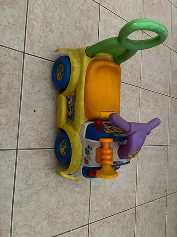 Ride-on Push Car for Toddlers — Yellow Plastic