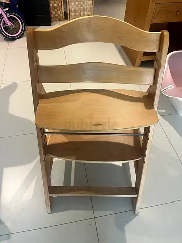 Hauck wooden high chair