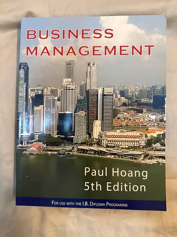 IB Business Management 5th Edition by Paul Hoang Textbook
