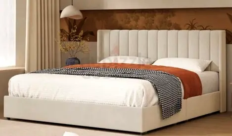 Brend New high quality fabric luxury king size 180x200 Bed with Madical Matress Available