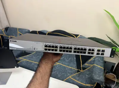 D-Link DGS-1210-28P | 28-Port Gigabit Smart Managed PoE Switch | 24x PoE + 4 Combo SFP | Rack Mount