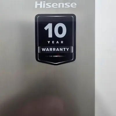 Hisense Refrigerator (stainless steel) - 10-year compressor warranty