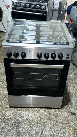 Used freestanding gas stove with oven - stainless steel