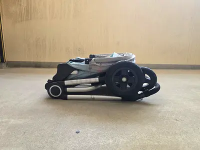 Compact foldable baby stroller - good condition.