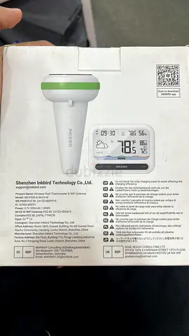 Inkbird Wireless Indoor/Outdoor Thermometer (with display) - Gently used