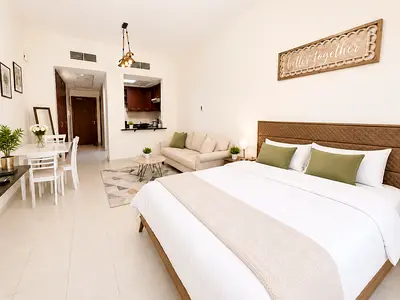 Spacious Cozy Studio in Discovery Gardens Near Metro