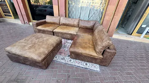 Marina home Leather Modular sofa
