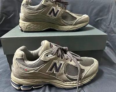 Used New Balance 2002R Olive Green Sneakers - Size Available 41