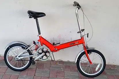 Foldable 20-inch FCS Urban Folding Bike - Red, Used