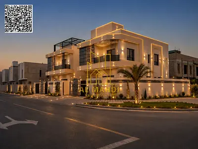 فيلا مودرن للبيع طابقين وروف 5 غرف نوم تشطيبات سوبر ديلوكس شامل رسوم التسجيل – فرصة لامتلاك فيلا الأحلام