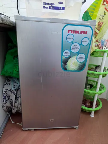 Compact single-door Nikai mini fridge - good working condition