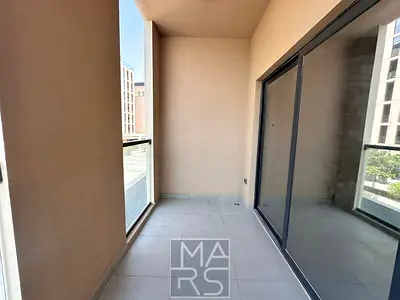 Balcony studio available for rent in al mamsha only 36k
