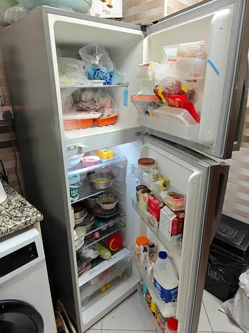 Working condition -SUPER GENERAL Frostfree Top Freezer Refrigerator - Silver, Good Working Condition