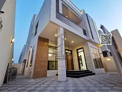 Modern villa with a roof terrace behind Al-Hamidiyah Park