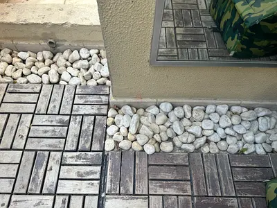 Garden Accessories - Stones and floor deck by Ikea