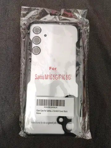 Brand-new clear protective phone case for Samsung M16 / F16 5G / A 36/26 (black trim)