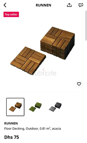 Garden Accessories - Stones and floor deck by Ikea