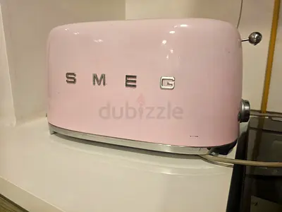 Pink SMEG 2-Slice Toaster - Good Working Condition