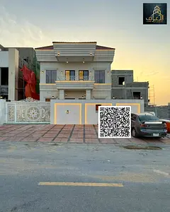 Luxury 4 Master Bedroom Villa for Sale in Al Helio Ajman with Modern Finishing, Rooftop and Built in