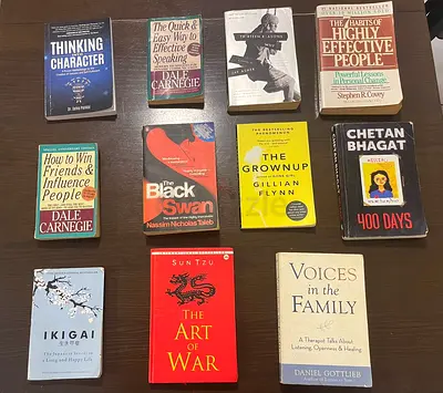 Collection of 11 Personal Development, Fiction  Nonfiction Books