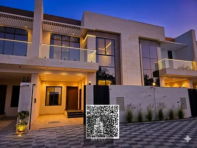 Townhouse for sale in Ajman | Al Yasmeen area | 4 bedrooms, living room, and majlis | Freehold ownership for all nationalities | Price includes regist