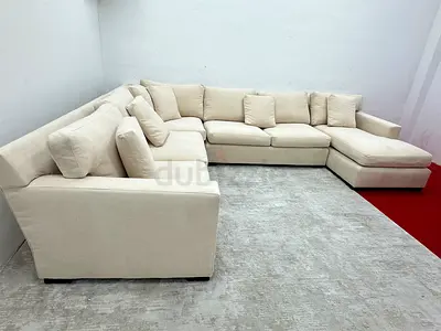 As perfect condition cratebarrel Ushape sofa