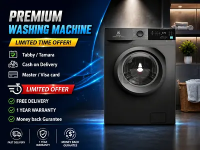 Brand New Electrolux 7/5kg Washer Dryer EWW7024M3SB | Eco Inverter Motor | 1 Year Warranty